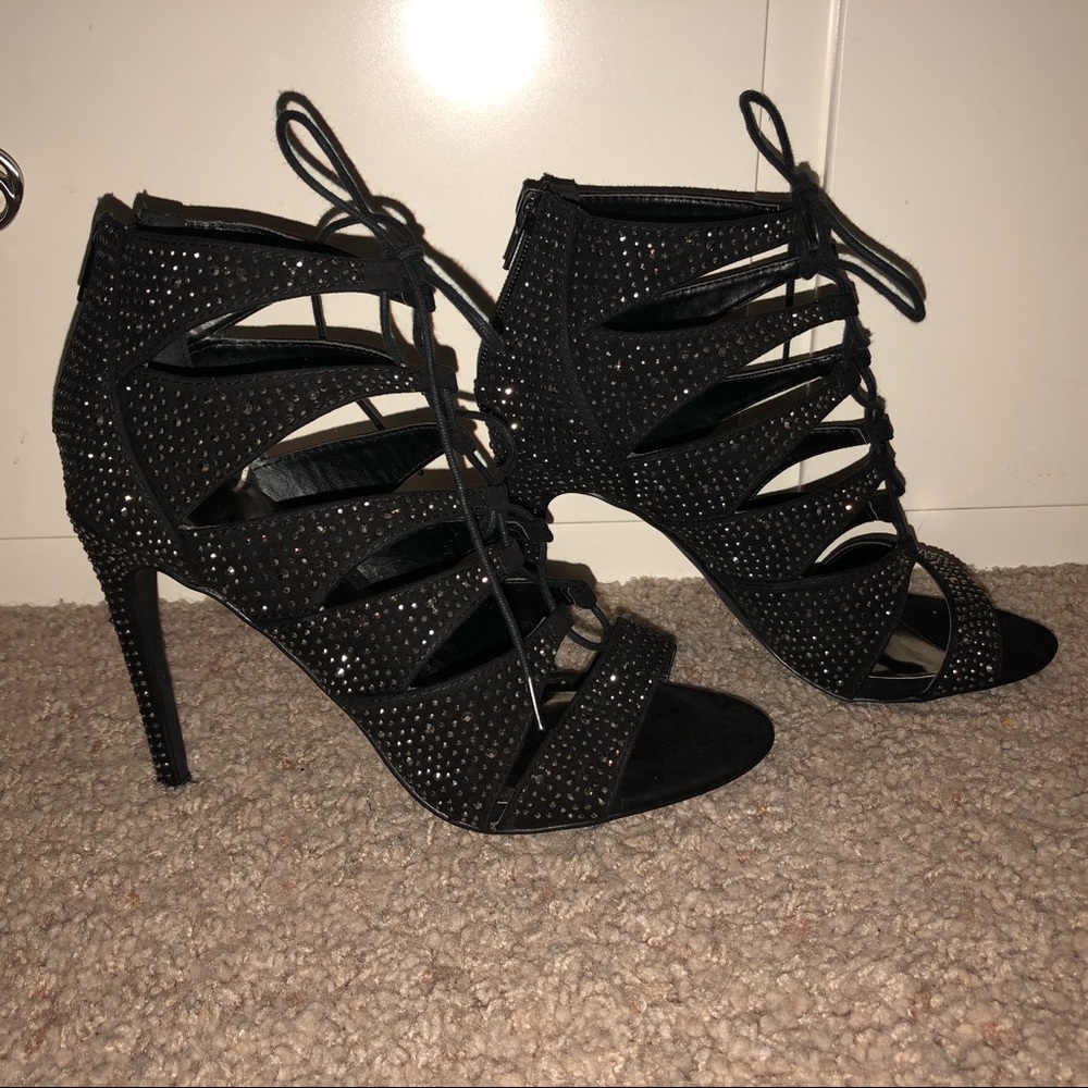 madden Girl Rhinestone Heels